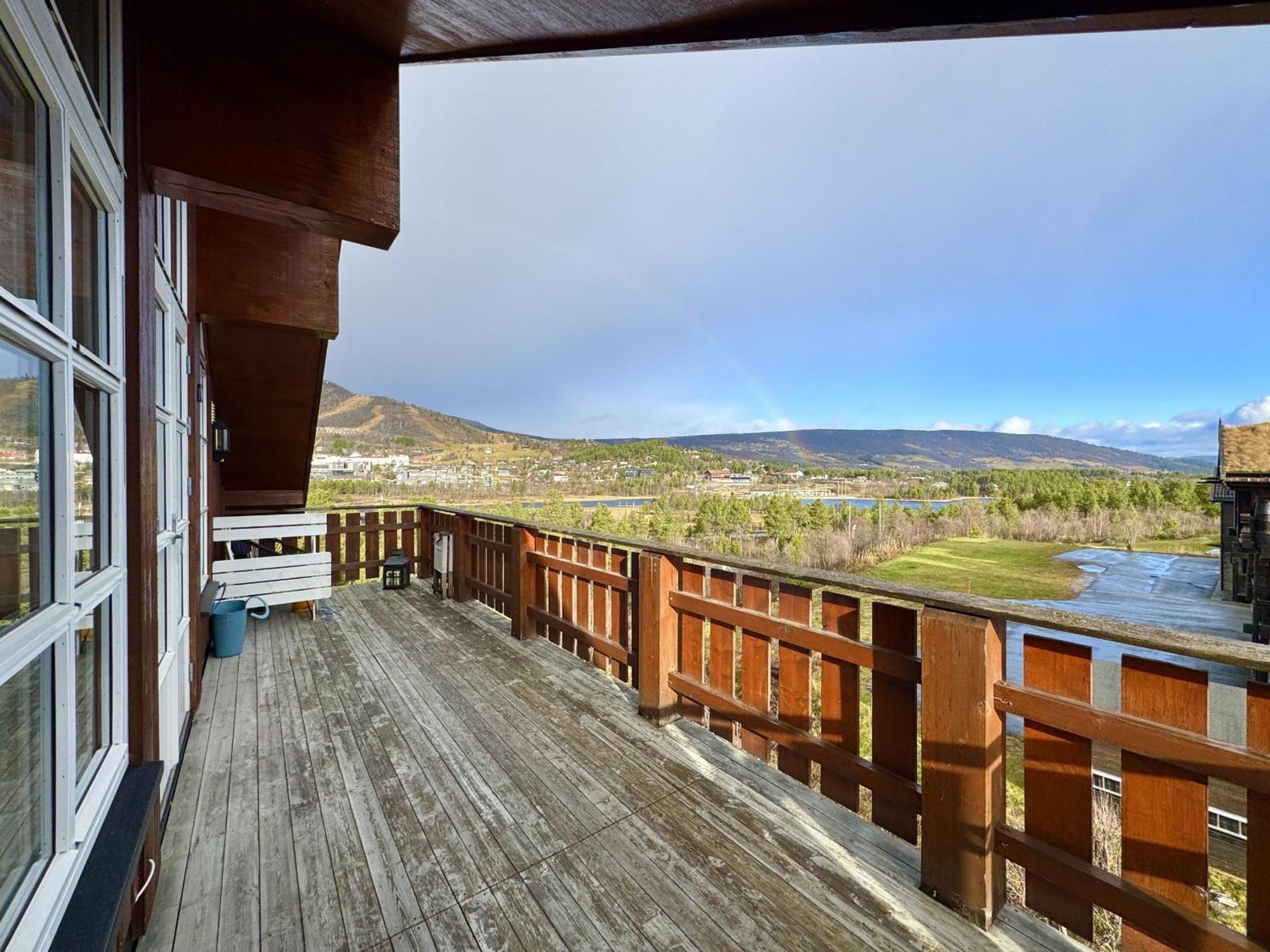 Spacious And Beautiful Apartment In Geilo, Mountain Retreat With View! Bagian luar foto