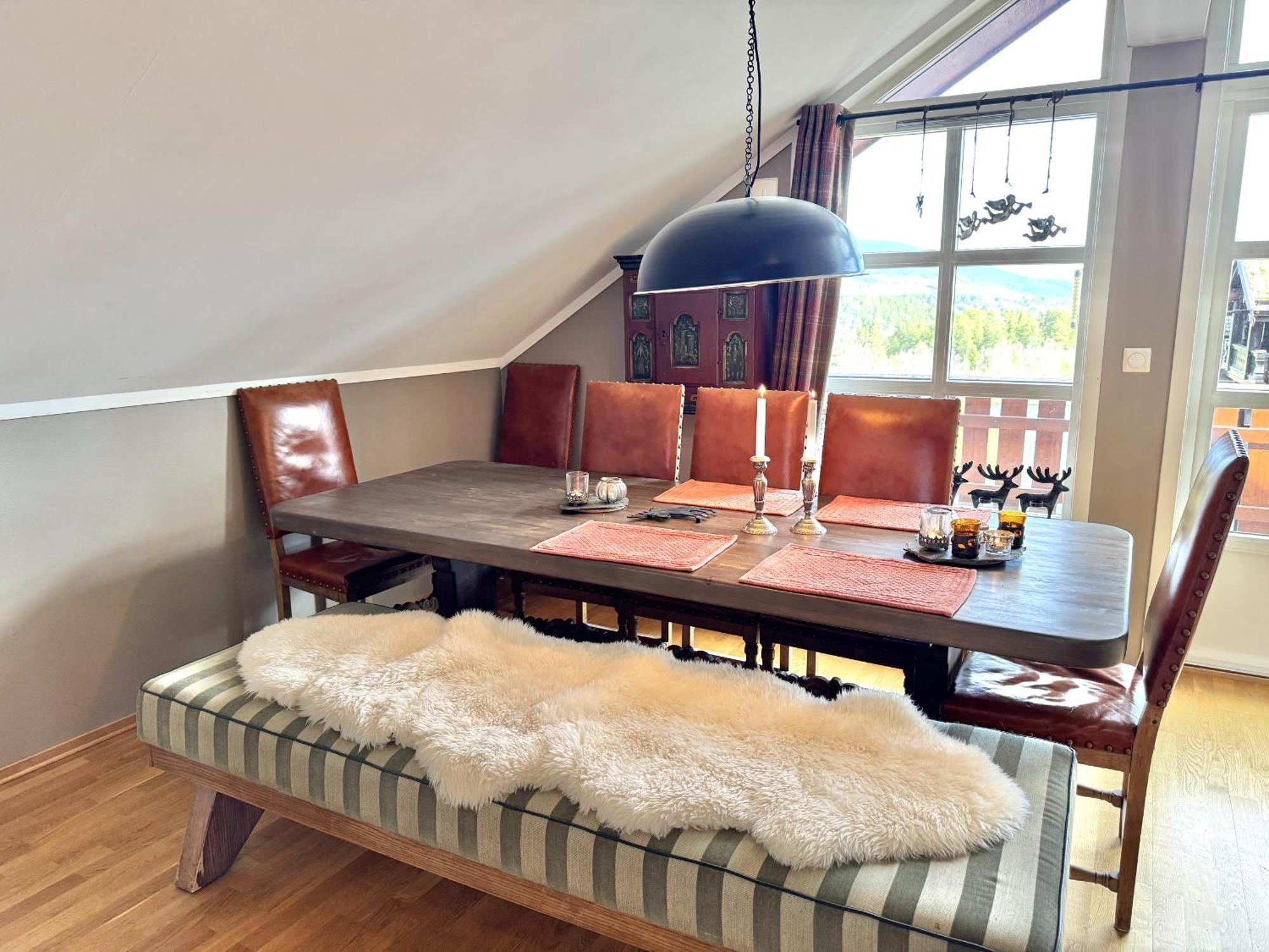 Spacious And Beautiful Apartment In Geilo, Mountain Retreat With View! Bagian luar foto